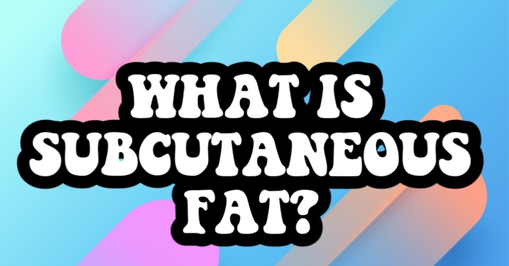 What is subcutaneous fat 